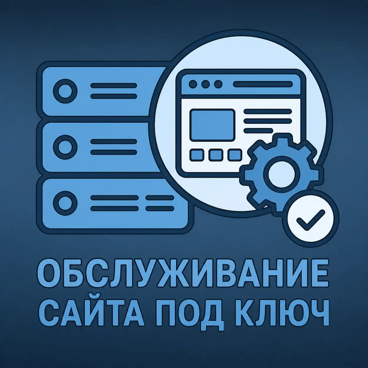 Размещение сайта под ключ